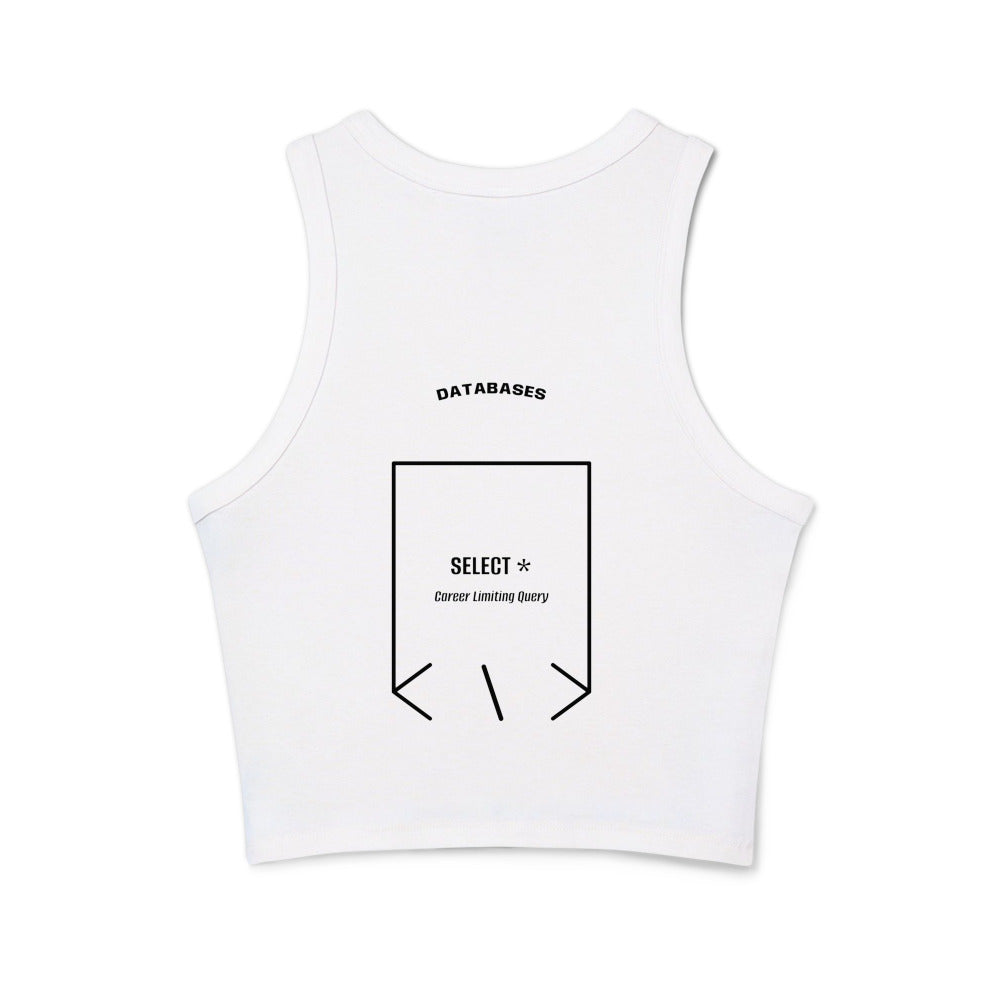 SELECT * — Solid White Blend Solid Black Blend back mockup