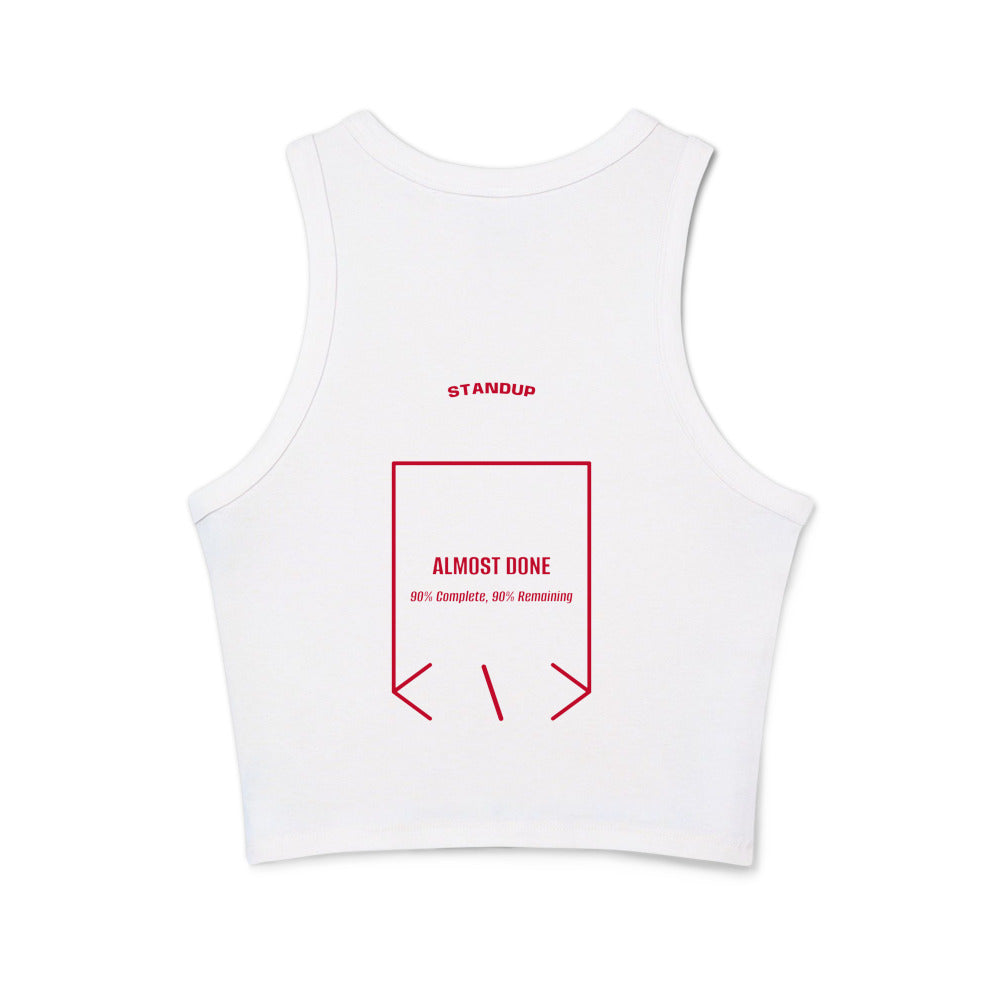 Almost Done — secondary back mockup