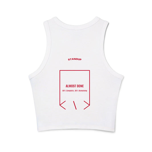 Almost Done — secondary back mockup