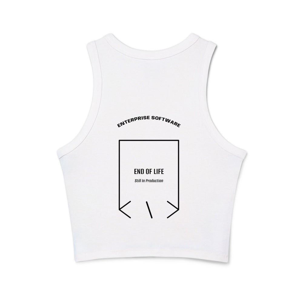 End Of Life — Solid White Blend Solid Black Blend back mockup