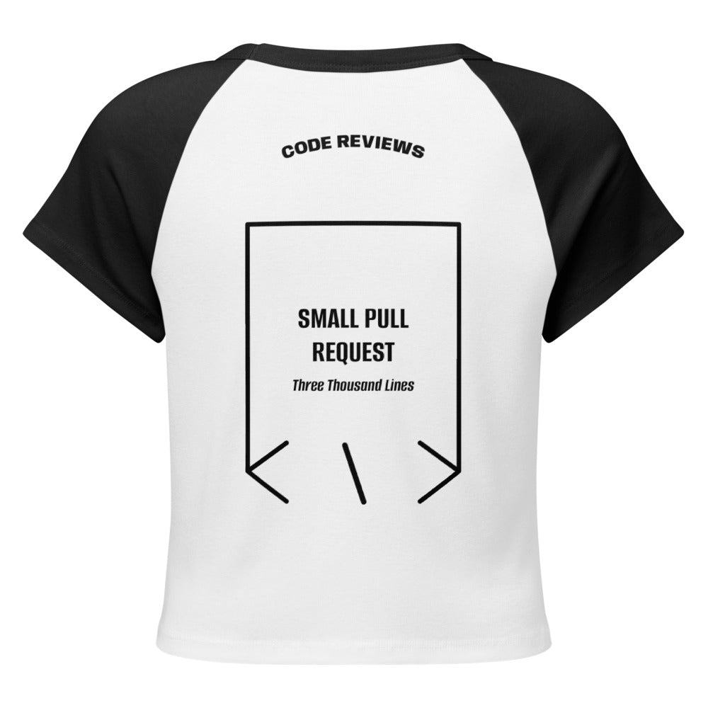 Small Pull Request — White/Black Black back mockup