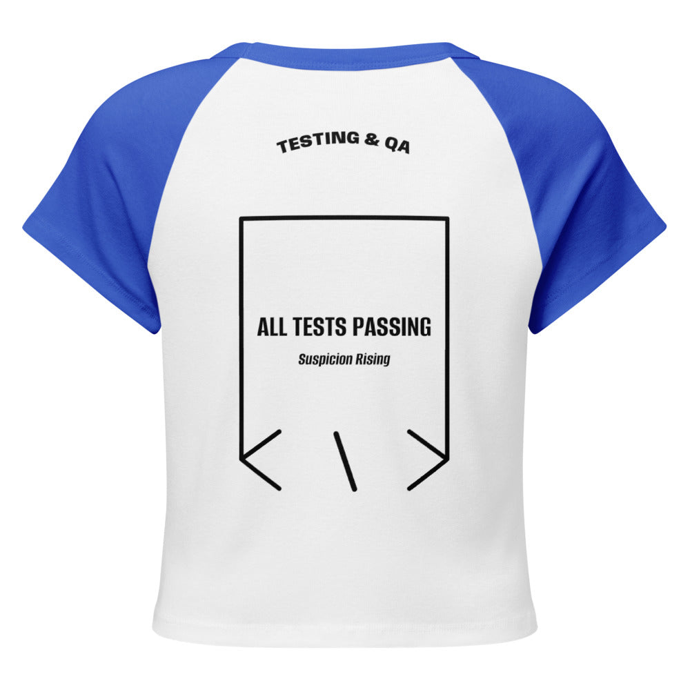 All Tests Passing — secondary back mockup