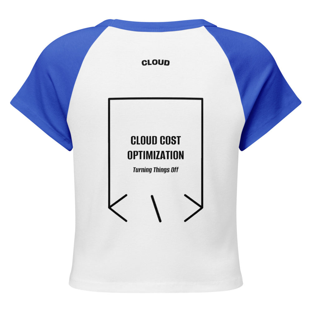 Cloud Cost Optimization — White /True Royal Black back mockup