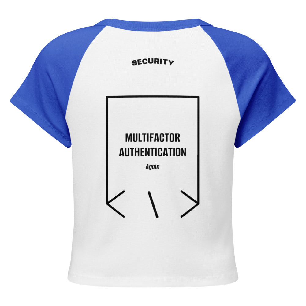 Multifactor Authentication — White /True Royal Black back mockup