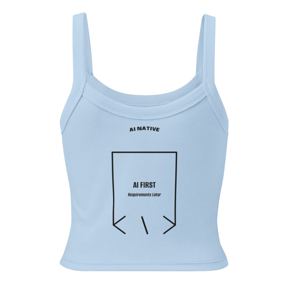 AI First — secondary back mockup