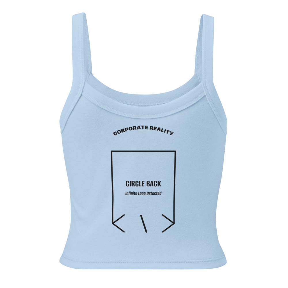 Circle Back — Solid Baby Blue Blend Solid Black Blend back mockup