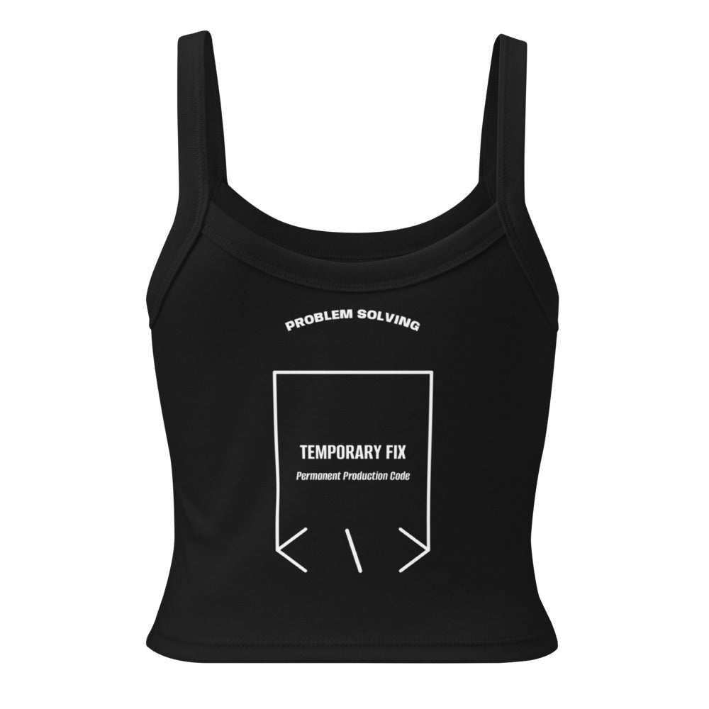 Temporary Fix — Solid Black Blend Solid White Blend back mockup