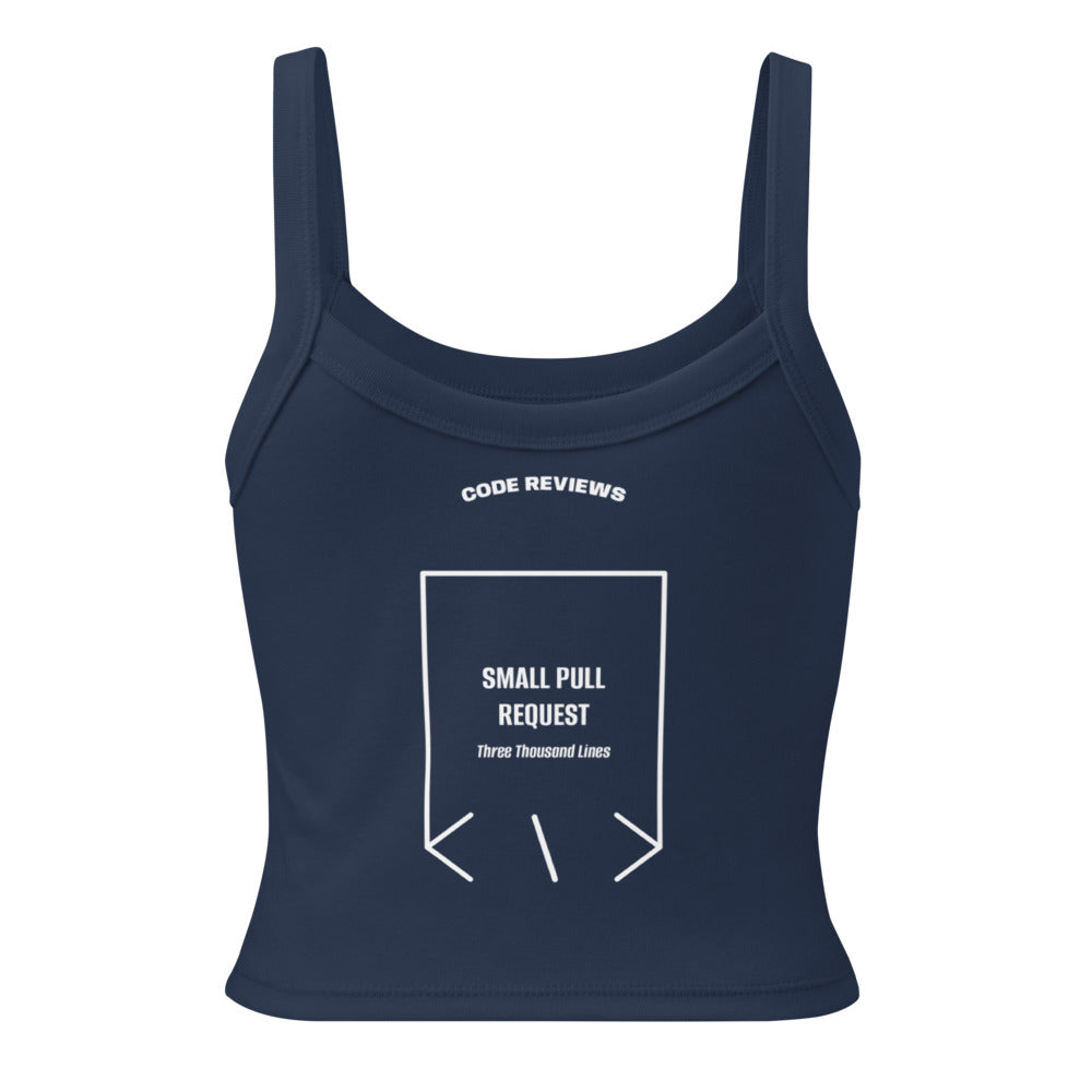 Small Pull Request — Solid Navy Blend Solid White Blend back mockup