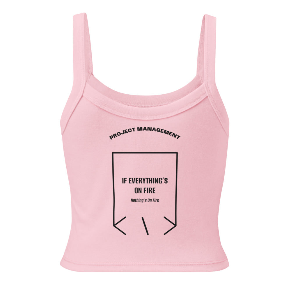 If Everything’s On Fire — Solid Pink Blend Solid Black Blend back mockup