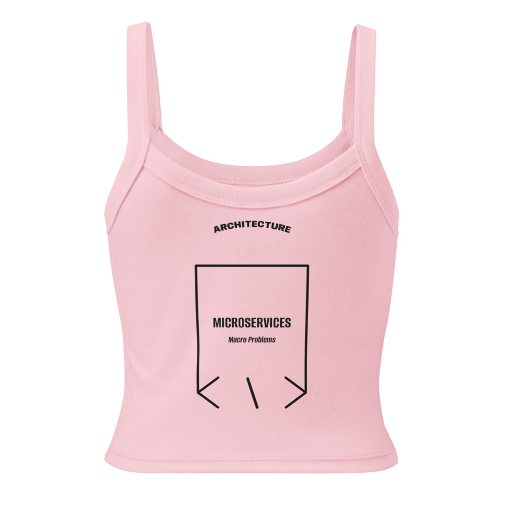 Microservices — Solid Pink Blend Solid Black Blend back mockup