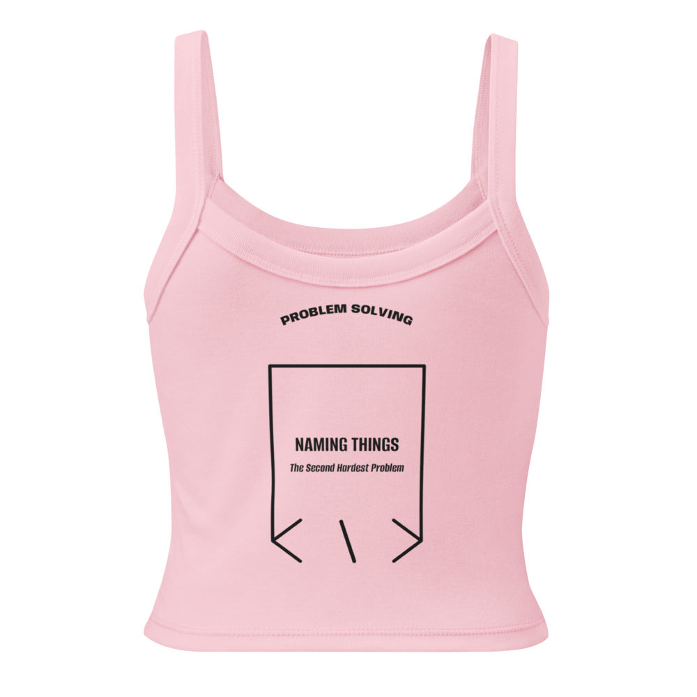 Naming Things — Solid Pink Blend Solid Black Blend back mockup