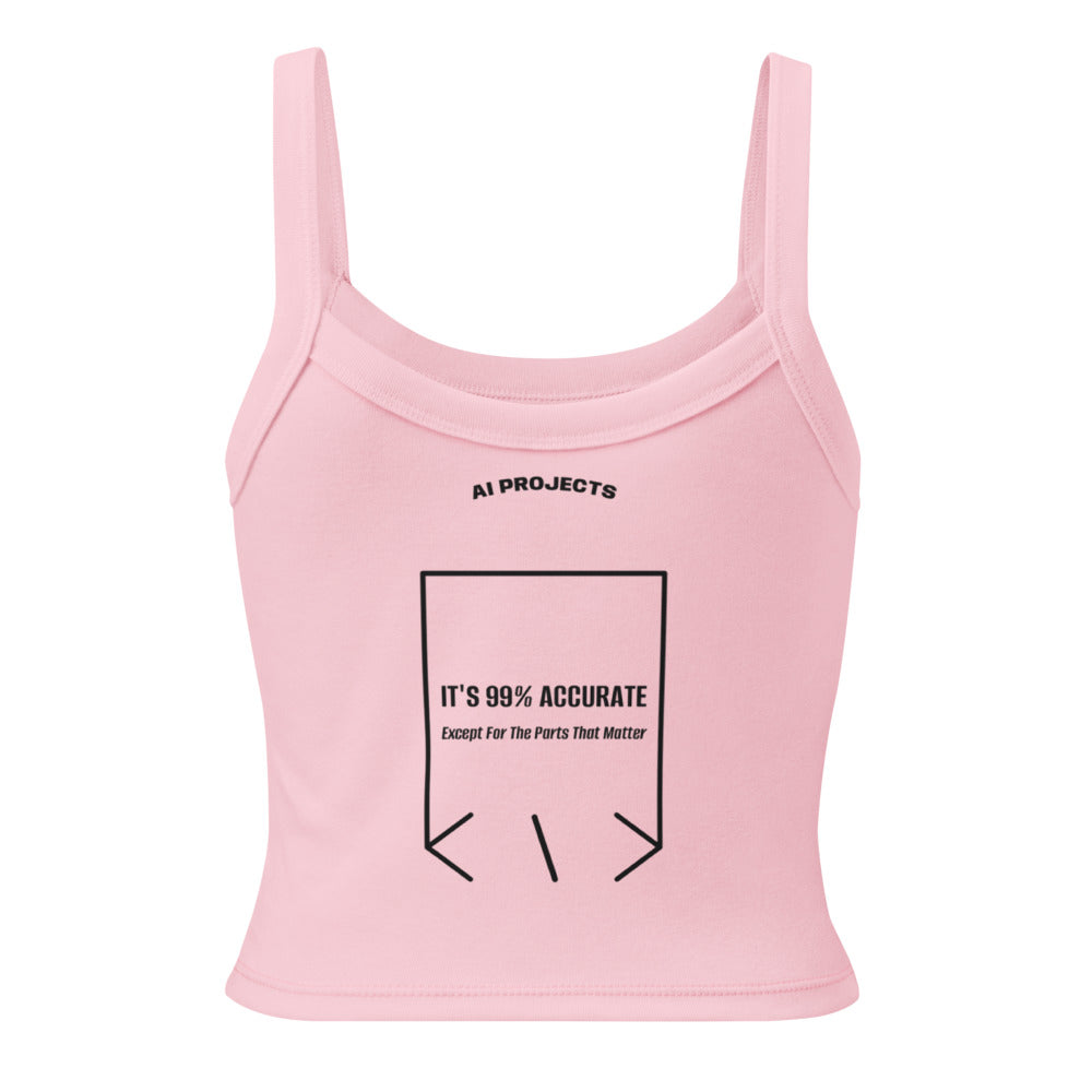 It's 99% Accurate — Solid Pink Blend Solid Black Blend back mockup