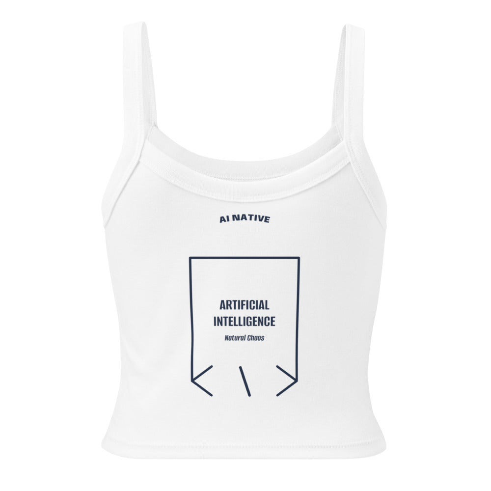 Artificial Intelligence — Solid White Blend Solid Navy Blend back mockup