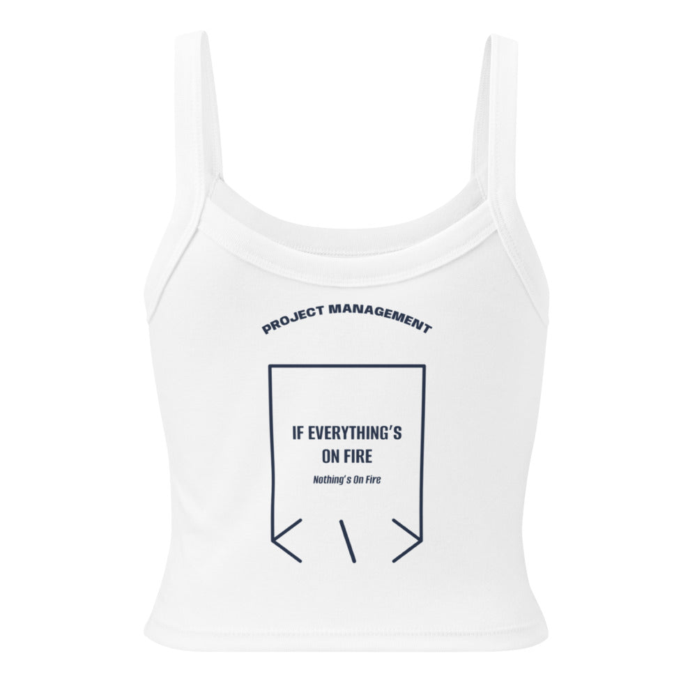 If Everything’s On Fire — Solid White Blend Solid Navy Blend back mockup