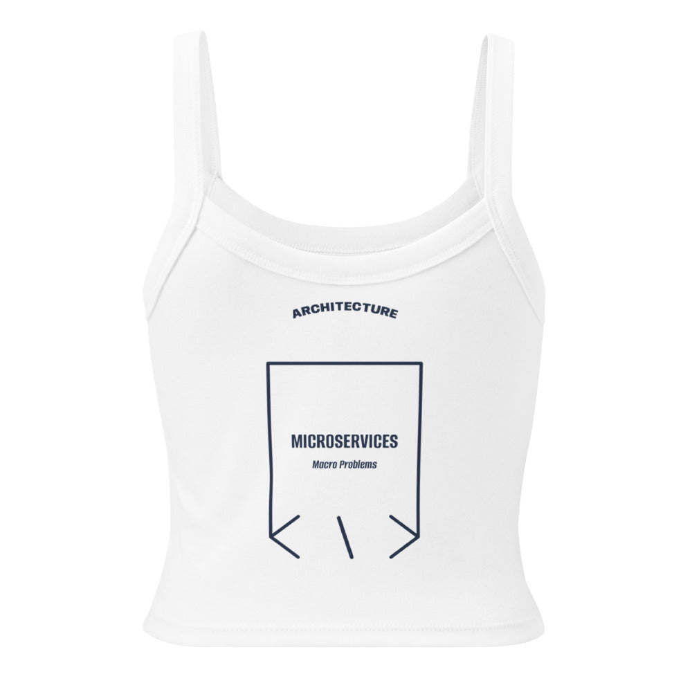 Microservices — Solid White Blend Solid Navy Blend back mockup