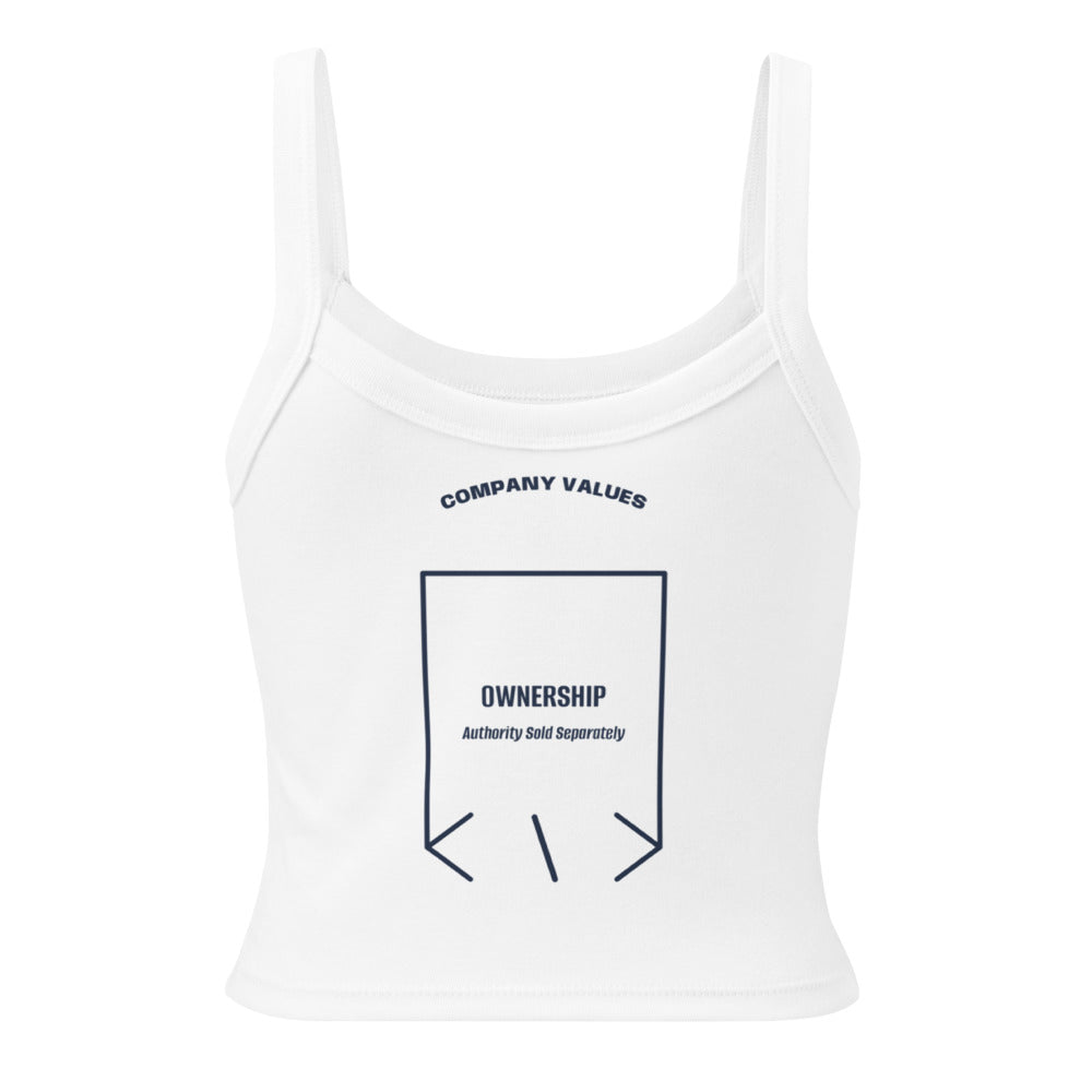 Ownership — Solid White Blend Solid Navy Blend back mockup