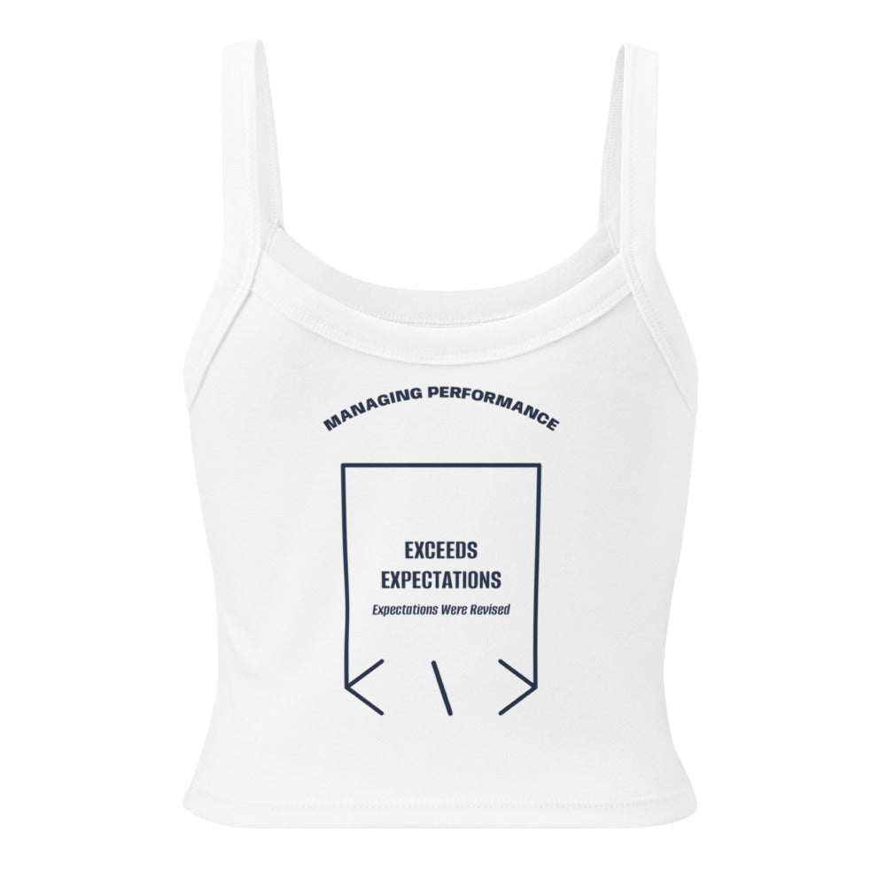 Exceeds Expectations — Solid White Blend Solid Navy Blend back mockup