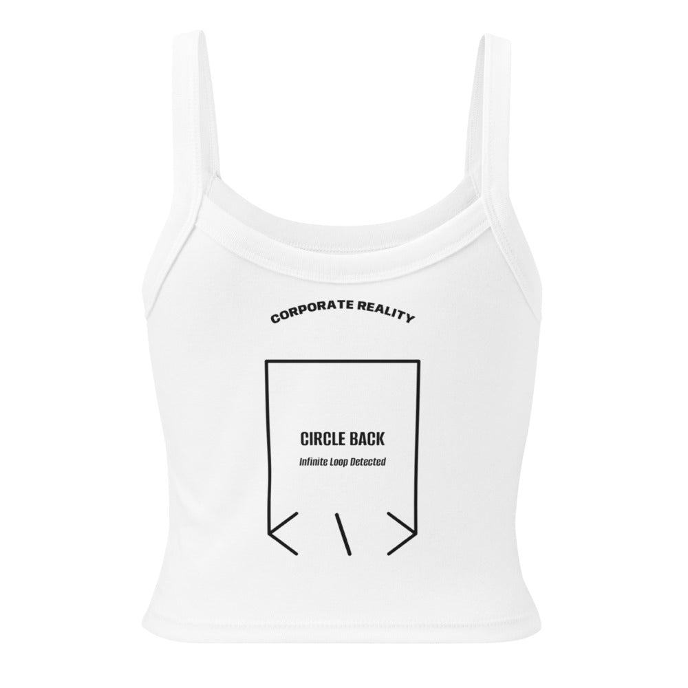 Circle Back — Solid White Blend Solid Black Blend back mockup