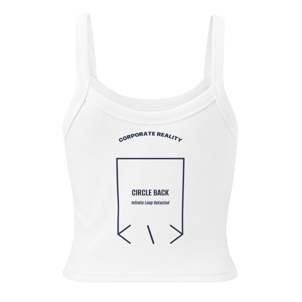 Circle Back — Solid White Blend Solid Navy Blend back mockup