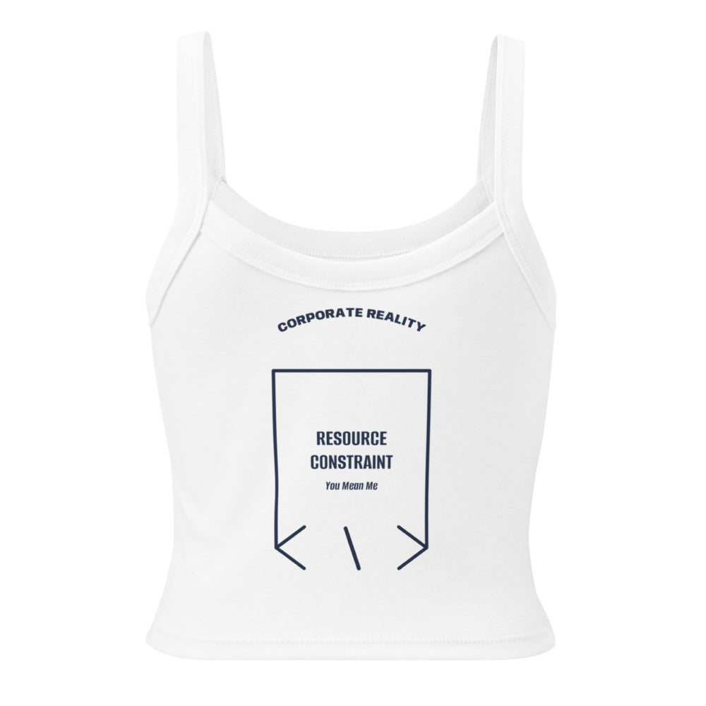 Resource Constraint — Solid White Blend Solid Navy Blend back mockup