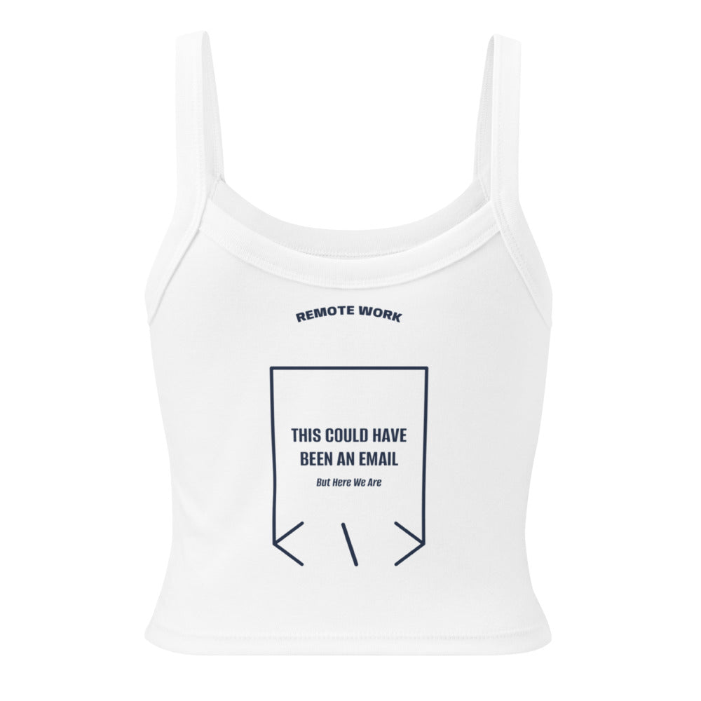 This Could Have Been An Email — Solid White Blend Solid Navy Blend back mockup
