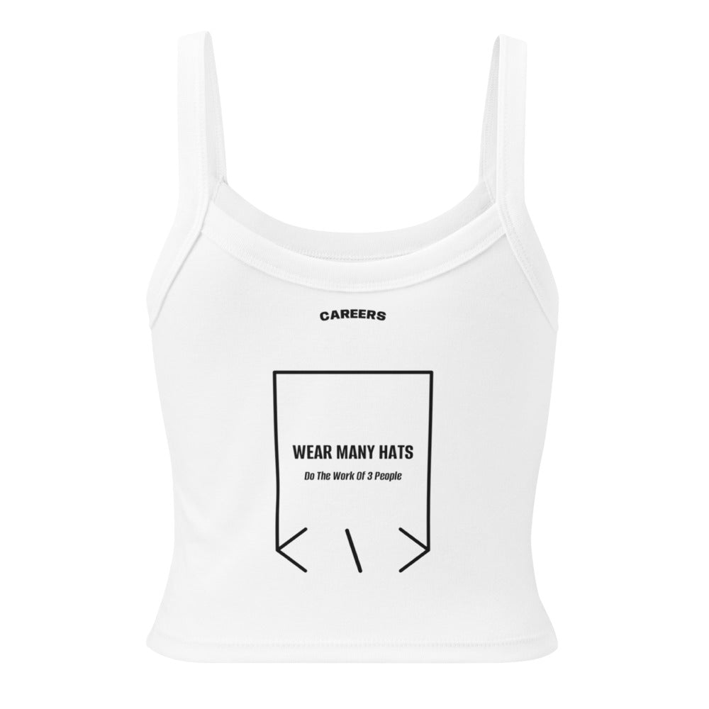 Wear Many Hats — Solid White Blend Solid Black Blend back mockup