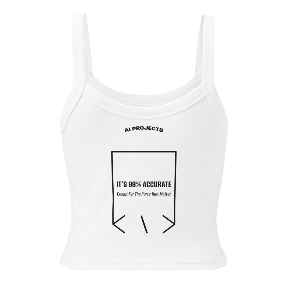 It's 99% Accurate — Solid White Blend Solid Black Blend back mockup