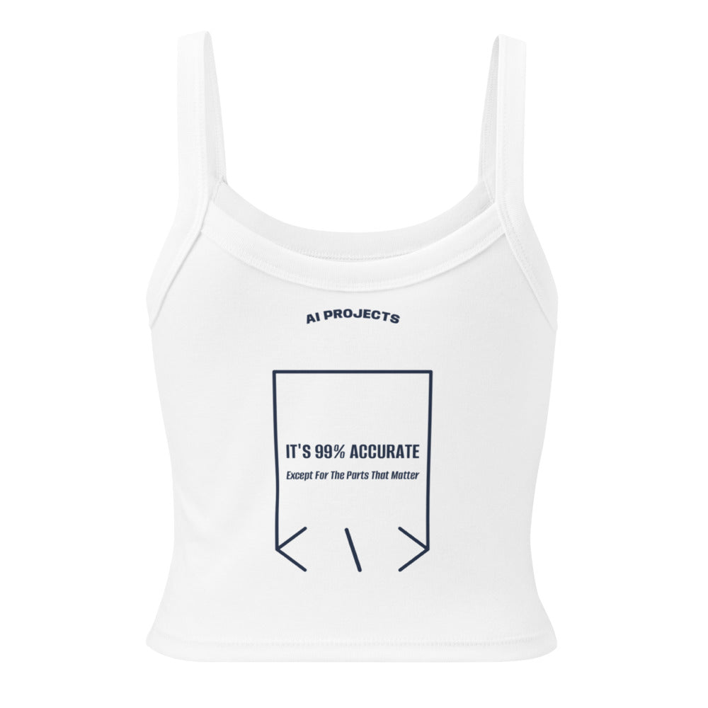 It's 99% Accurate — Solid White Blend Solid Navy Blend back mockup