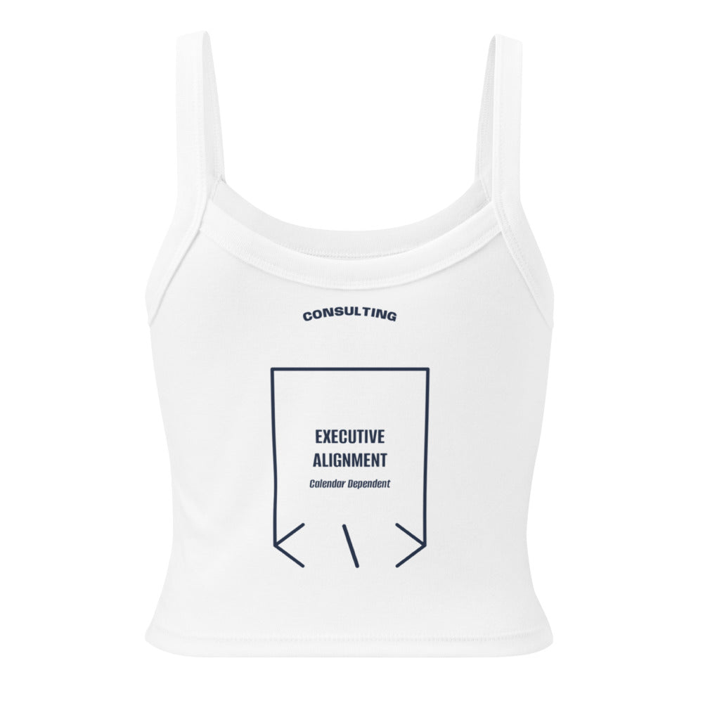 Executive Alignment — Solid White Blend Solid Navy Blend back mockup