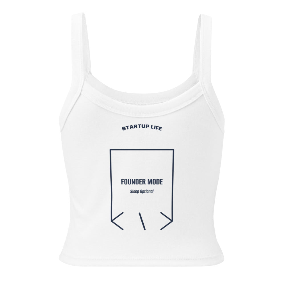 Founder Mode — Solid White Blend Solid Navy Blend back mockup
