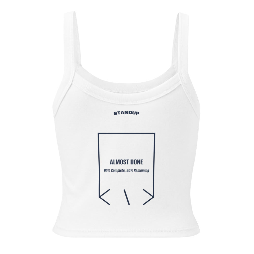 Almost Done — secondary back mockup