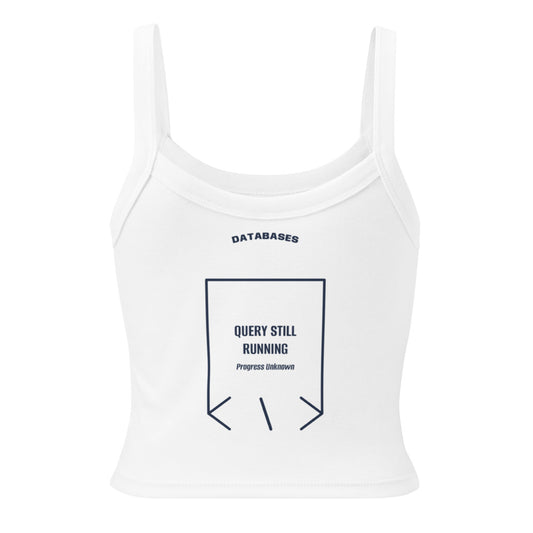 Query Still Running — secondary back mockup
