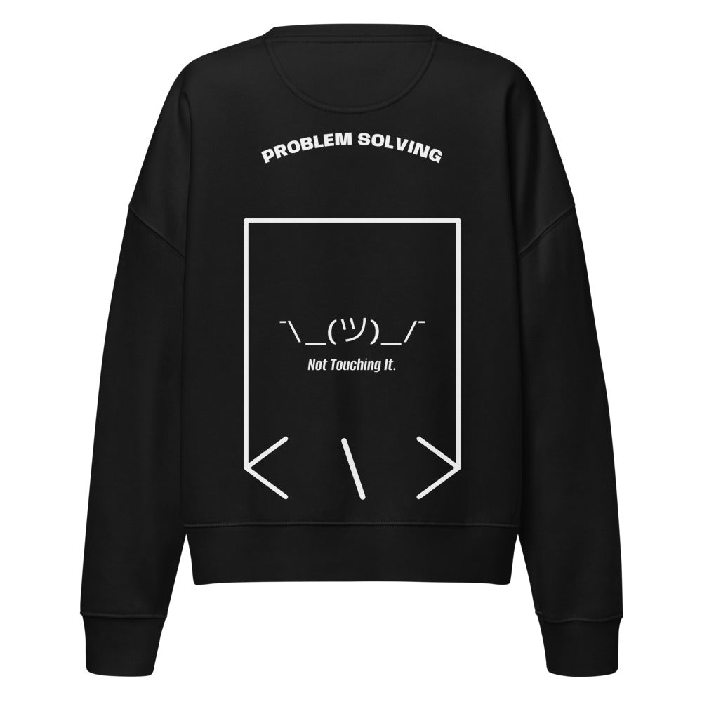 ¯\_(ツ)_/¯ — Black White back mockup