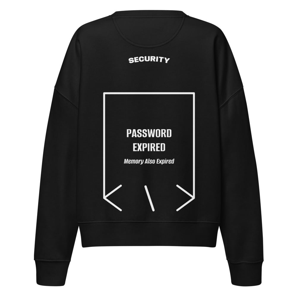 Password Expired — Black White back mockup