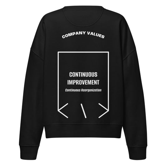 Continuous Improvement — secondary back mockup