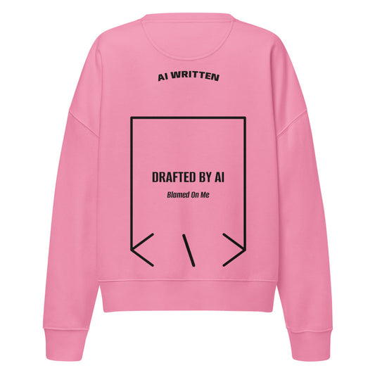 Drafted By AI — secondary back mockup