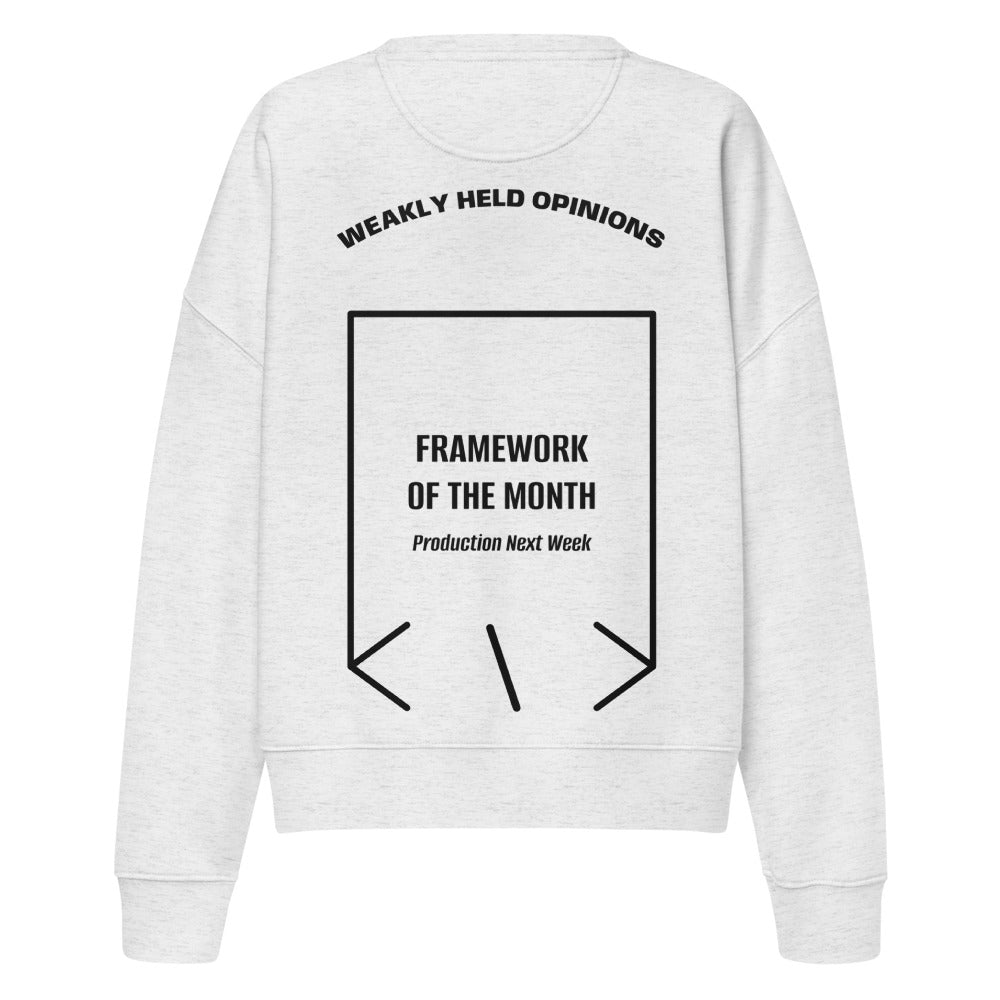 Framework Of The Month — Cool Heather Grey Black back mockup