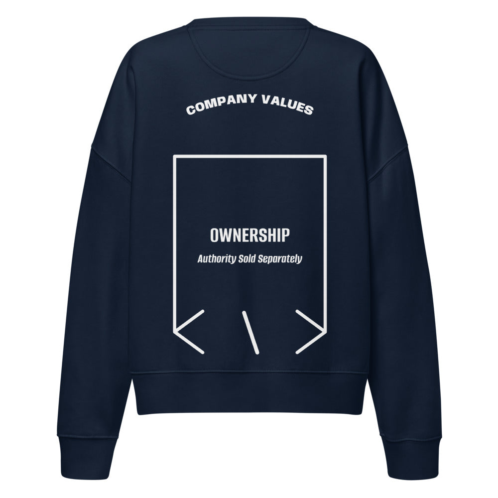 Ownership — French Navy White back mockup