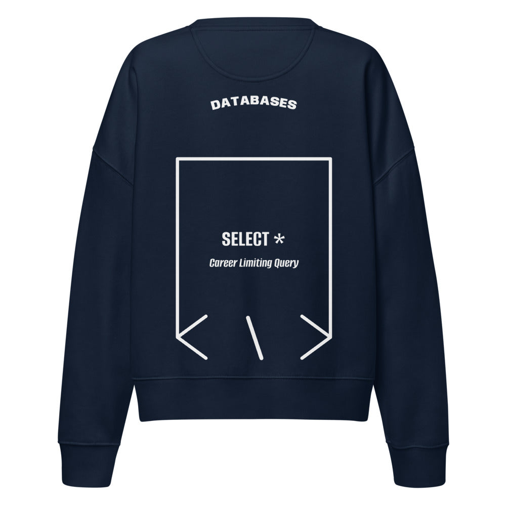 SELECT * — French Navy White back mockup