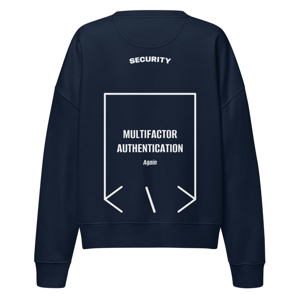 Multifactor Authentication — French Navy White back mockup