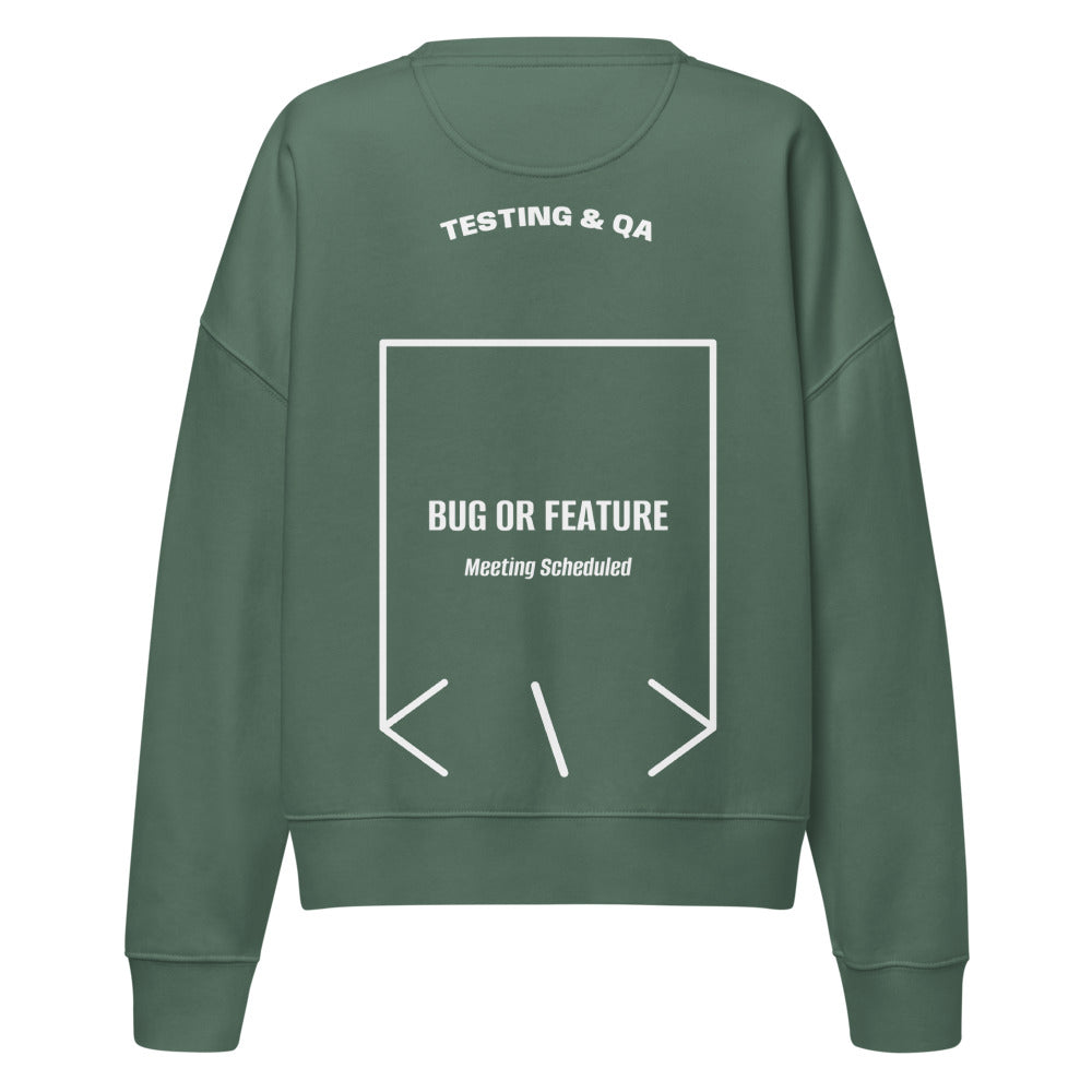 Bug Or Feature — Green Bay White back mockup