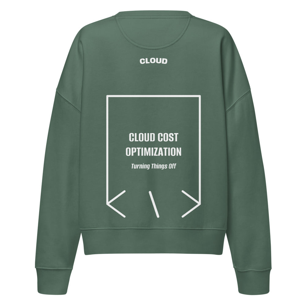 Cloud Cost Optimization — Green Bay White back mockup