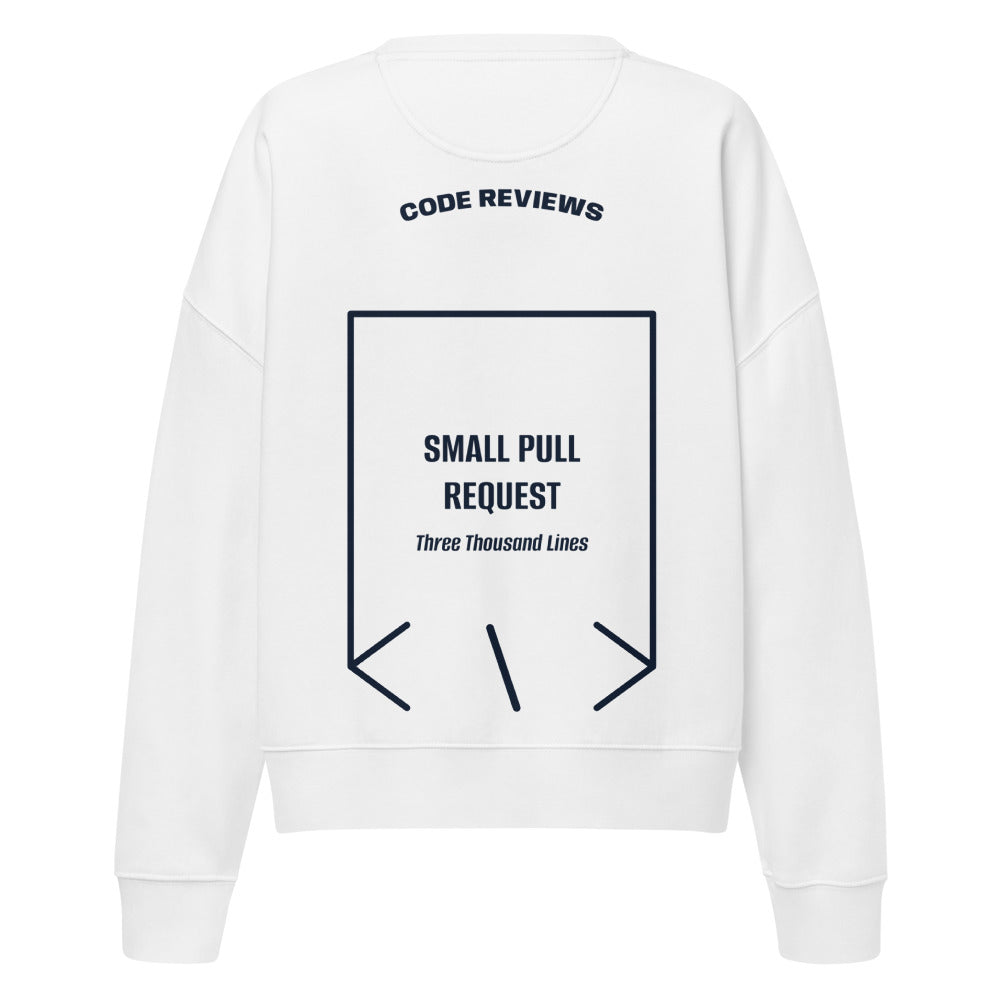 Small Pull Request — White French Navy back mockup