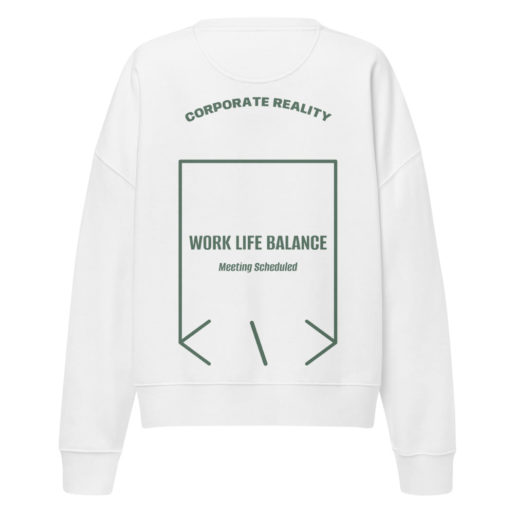 Work Life Balance — White Green Bay back mockup
