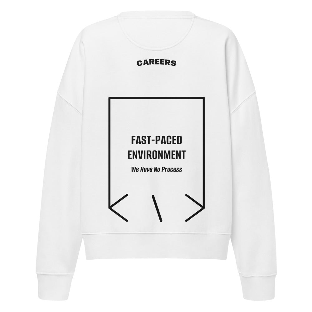 Fast-Paced Environment — White Black back mockup