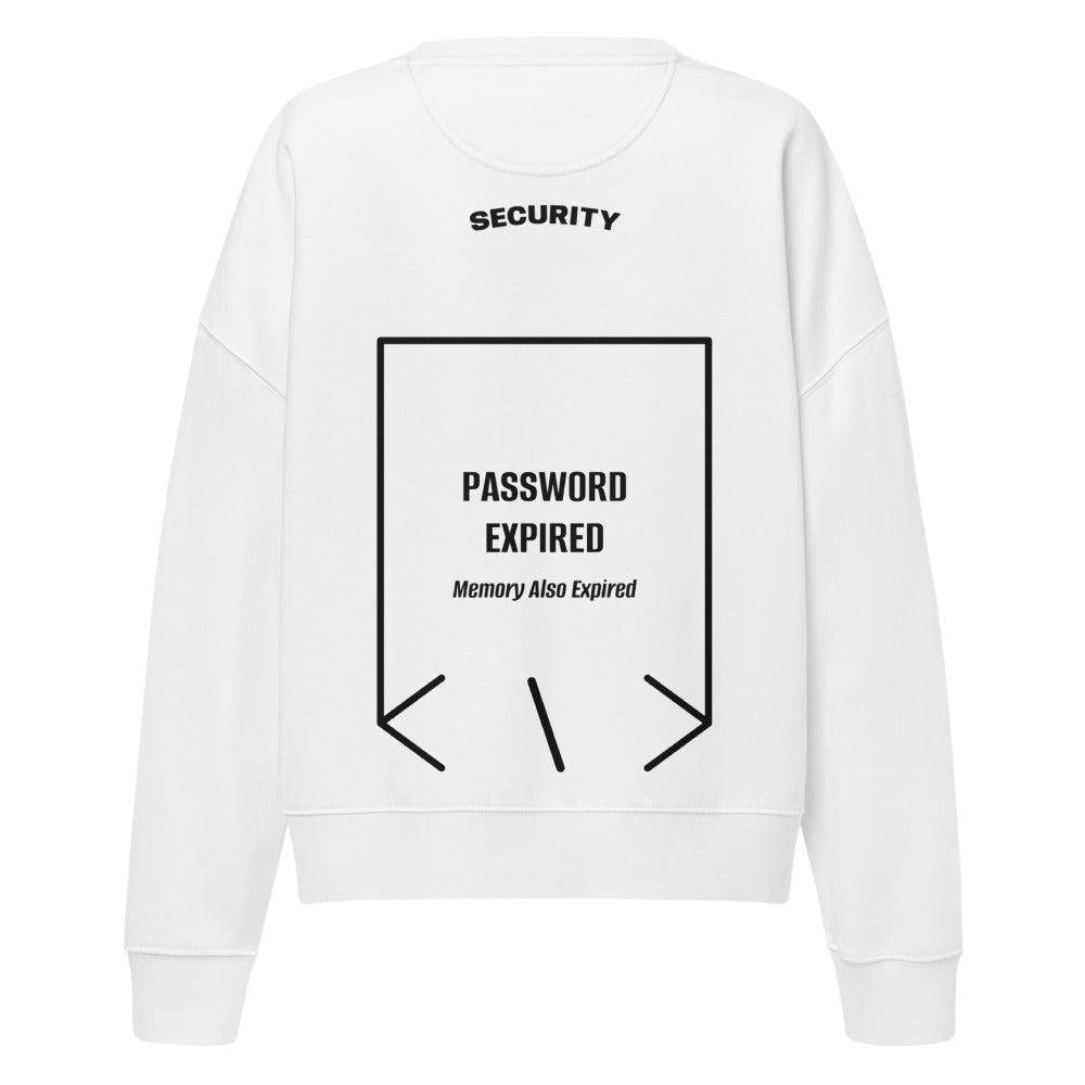 Password Expired — White Black back mockup