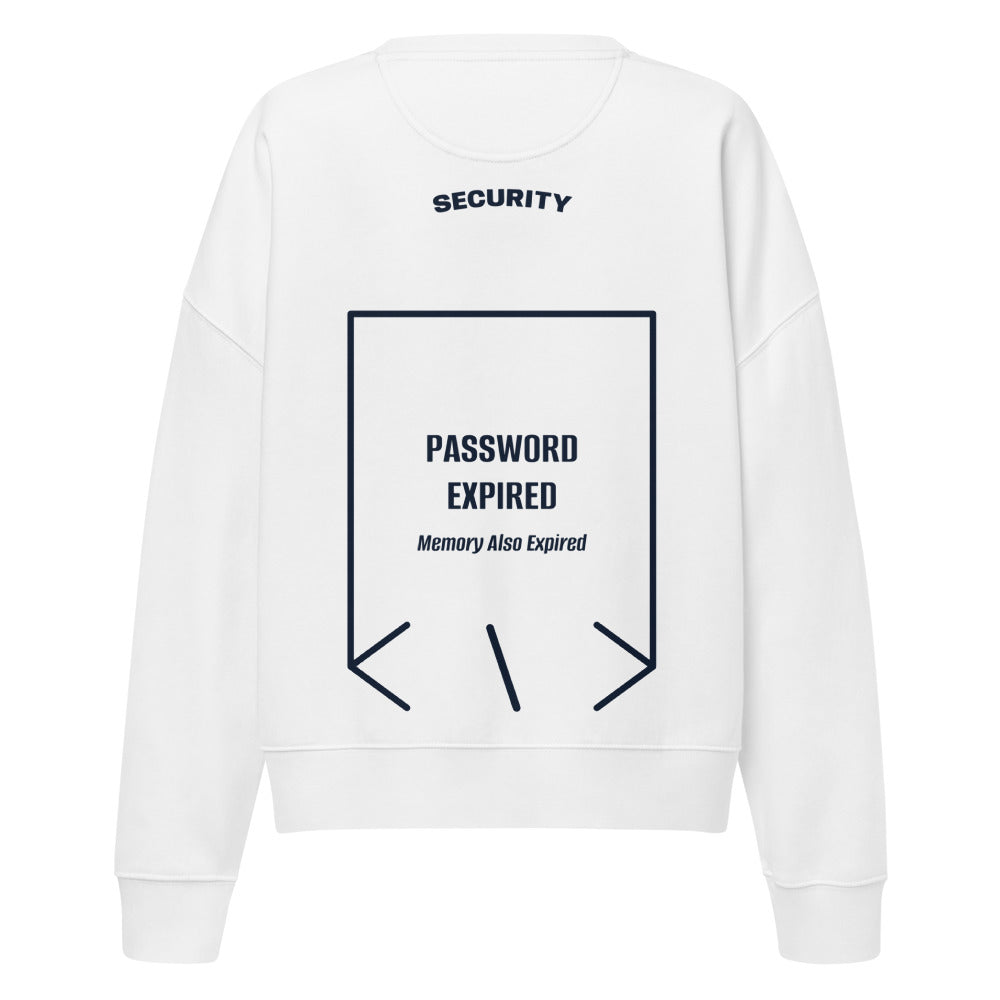 Password Expired — White French Navy back mockup
