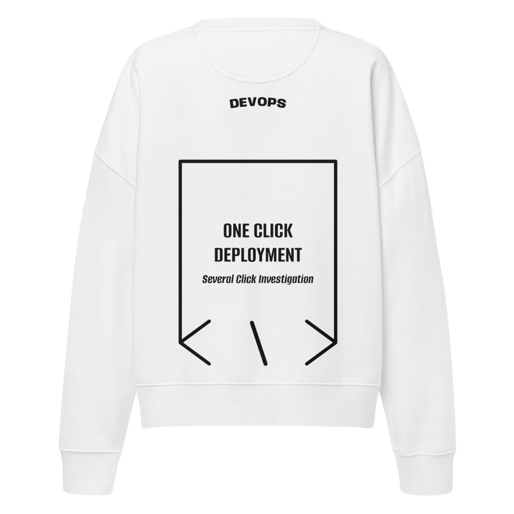 One Click Deployment — White Black back mockup