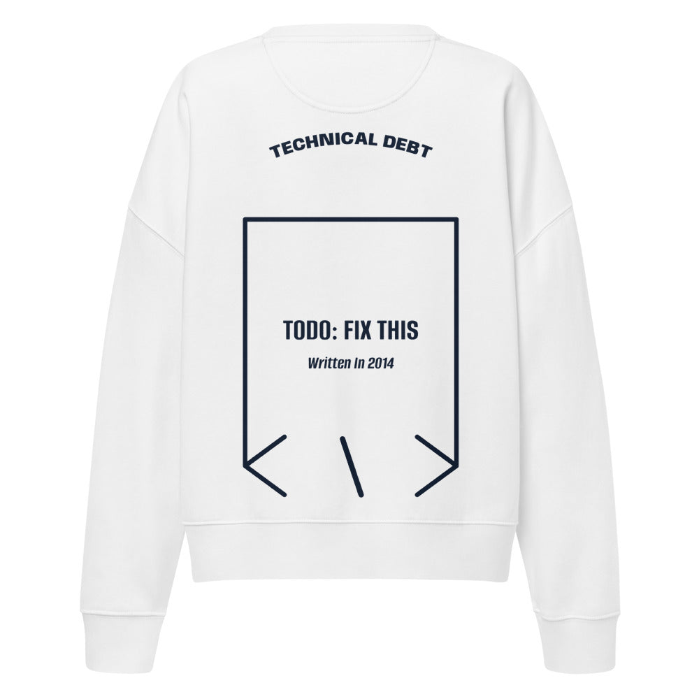 TODO: Fix This — White French Navy back mockup