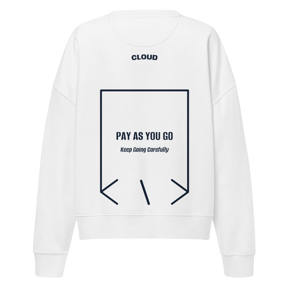 Pay As You Go — White French Navy back mockup